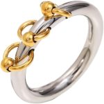 Minimalist Round Beads Tassel Ring Stainless Steel Delicate Circle Hoop Stacking Finger Bands Statement Contrast Band Rings Jewelry for Women