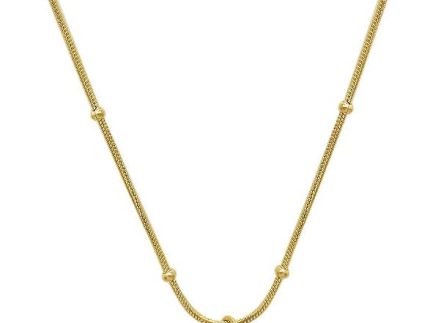 Green Aventurine Stone Pendant Necklace for Women Dainty 18K Plated Gold Chain Choker Necklace,Layered Necklace,Jewelry Set Non Tarnish