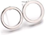 3 Pairs Geometric Hexagon Triangle Stud Earrings Minimalism Small Round Circle Ear Studs Earing for Women Jewelry Gift - Image 2