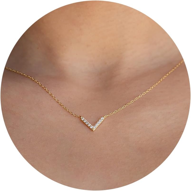 51N1nINiWLL._AC_SL1500_.jpg Gold Necklace for Women-14k Gold Plated Infinity Necklace Star Of David Necklace Evil Eye Cross Pendants Heart Dainty Gold Necklace For Women - Image 1