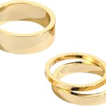 3pcs Minimalist Stacking Rings for Women Finger Jewelry for Parties Birthdays and Daily Wear Lightweight Geometric Design