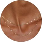 Layered Necklaces for Women, 14K Gold Plated Chain Necklace Women Trendy Cuban Link Paperclip Chain Toggle Clasp Necklace Fashion Chunky Jewelry for Women
