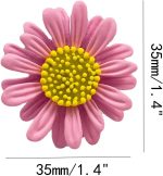 6/12 Pcs Enamel Daisy Flower Lapel Pin Brooch Pin Plant Sunflower Suit Lapel Pin Fashion Shiny Brooch for Any Special Occasions - Image 2