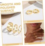 3pcs Minimalist Stacking Rings for Women Finger Jewelry for Parties Birthdays and Daily Wear Lightweight Geometric Design - Image 2