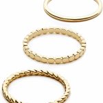 14K Gold Filled Rings for Women, Dainty Stacking Rings for Women, Thin Gold Band Ring Plain Statement Ring Comfort Fit