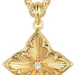 Gold Clover Necklace for Women Dainty 14K Gold Plated Pendant Necklace Adjustable Chain Choker Charm Colorful Clover Pendant Lucky Necklaces for Women Jewelry