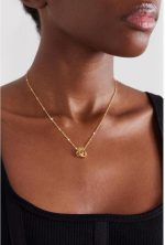 Love Knot Necklace for Women, Dainty Fashion Chain Knot Cute Necklace, 14K Gold Plated Non Tarnish Charm Elegant Jewelry Gift for Women - Image 2